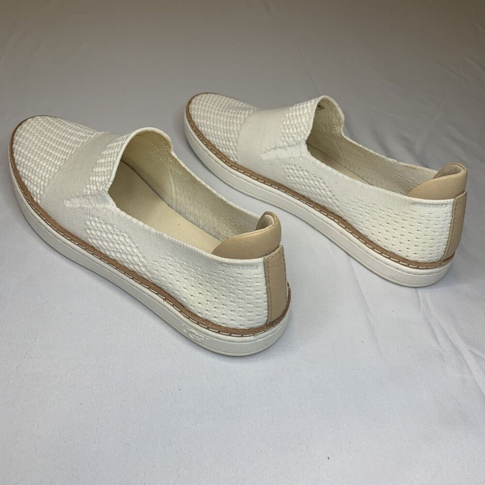 Ugg Sammy Slip On Sneaker White Casual Shoe - Women's 7 - Picture 4 of 8